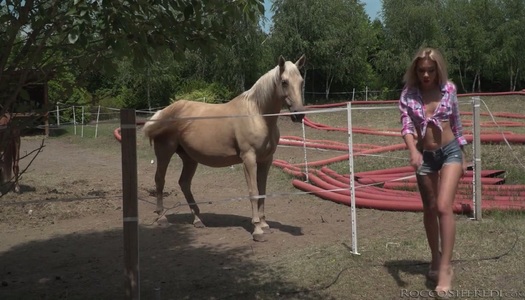 Whorish Russian chick Katrin Tequila enjoys bukkake after a crazy outdoor gangbang sex porn pics