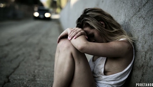 Rick dude gave shelter to homeless chick Aubrey Sinclair and fucked her twat porn pics