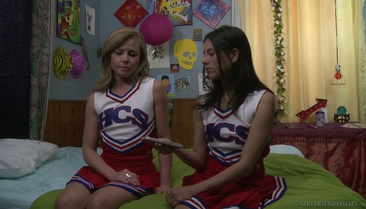 Lovely girl Nicole Clitman is licking tasty looking pussy of seductive GF porn pics