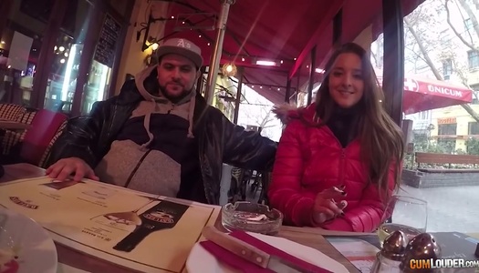 Young Hungarian chick Amirah Adara is picked up and fucked in hot POV clip porn pics