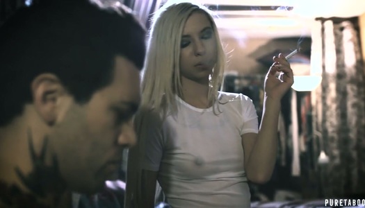 Horny blondie with perky tits Kenzie Reeves seduces sister's boyfriend porn pics