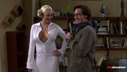 The Big Bang Theory XXX parody featuring sex-appeal blonde porn pics
