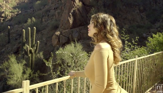 Busty hottie Dillion Harper gets her boobs jizzed by Damon Dice porn pics