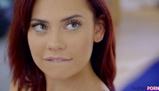 Hottie Sabina Rouge is having sex fun with nerdy Gf in glasses porn pics