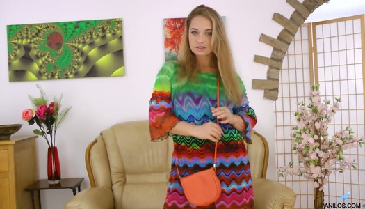 Russian housewife Olga Cabaeva enjoys insertion and plays with boobies porn pics