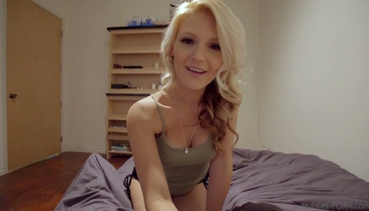 Blonde Hope Harper gives tugjob and blowjob before a crazy anal cock riding session porn pics