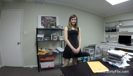 New assistant Alaina Dawson shows talents of her deep throat and wet pussy porn pics