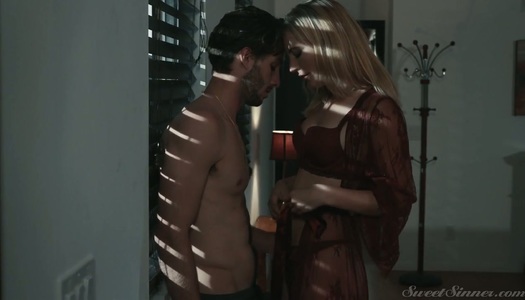 Blonde with sexy body Mona Wales is making love with her boyfriend porn pics