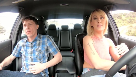 Mouth watering milf Maxim Law picks up one young dude for crazy sex porn pics