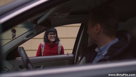 Dude picks up and fucked four eyed brunette Rita Lee and cums on her face porn pics