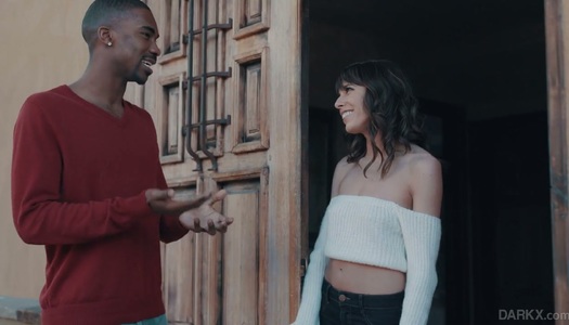 White babe Vera King swallows huge black dick before crazy cock riding session porn pics