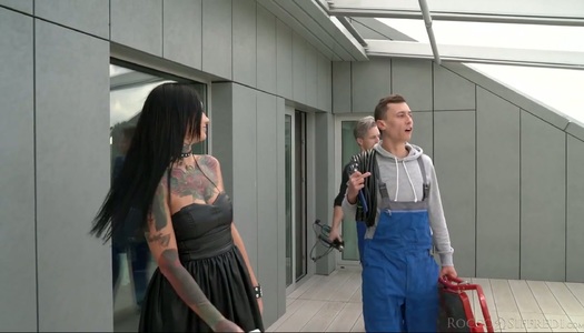 Double penetration is what suits depraved dark haired slut called Adel Asanty porn pics