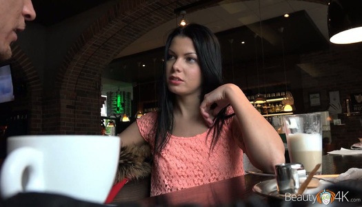 Whorish brunette with yummy ass Riana G hooks up with barely known dude porn pics