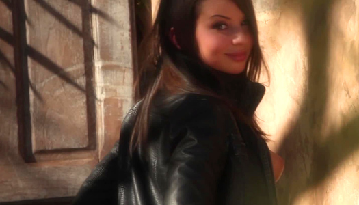 Horny brunette babe Sally Charles plays with her pussy porn pics