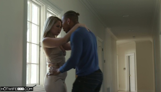 Libidinous white babe Lisey Sweet is making love with her black boyfriend porn pics