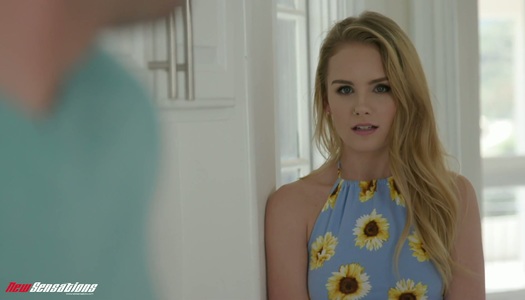 Naughty stepsister Natalie Knight has a crush on her handsome stepbrother porn pics