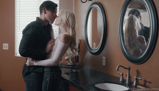 Killing hot blond babe Kenna James is making love with her handsome boyfriend porn pics