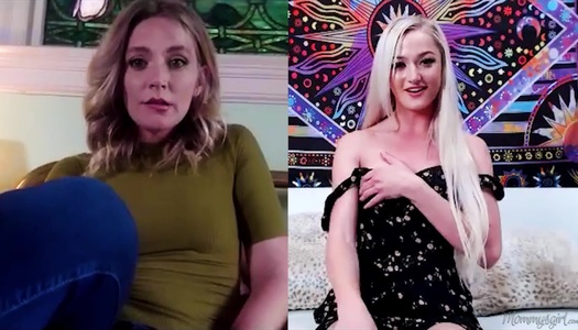 Two web cam models enjoy virtual masturbation porn pics