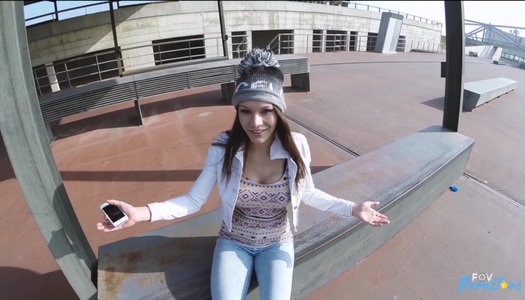 Cuffed bitch Kitana Lure gets her mouth and pussy rammed porn pics