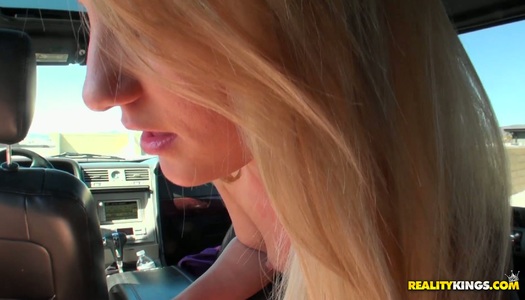 Kinky Cali Carter fucks on a back seat of a car porn pics