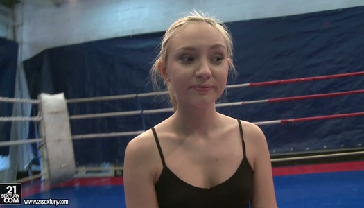 Beautiful and strong wrestler Nataly Von is ready for a catfight porn pics