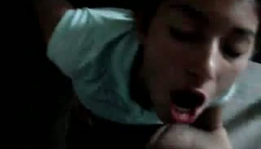 Asian girlfriend giving her boyfriend eager blowjob porn pics