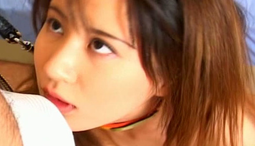 Close up sex video of Hikaru Oishi blowjobing a kinky dick porn pics