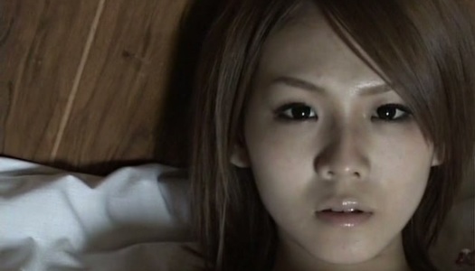 Jaw dropping Japanese babe Revive twirls on bed in lingerie porn pics