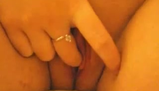 Thrilling video of horny BBW masturbating on a webcam porn pics