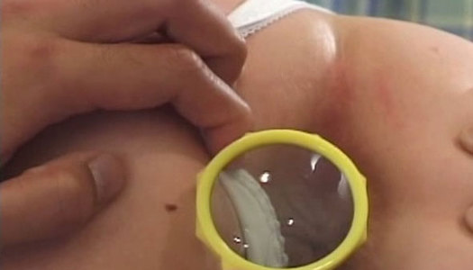 Bushy vagina of fuckable Japanese milf Misa gets measured with ruler porn pics