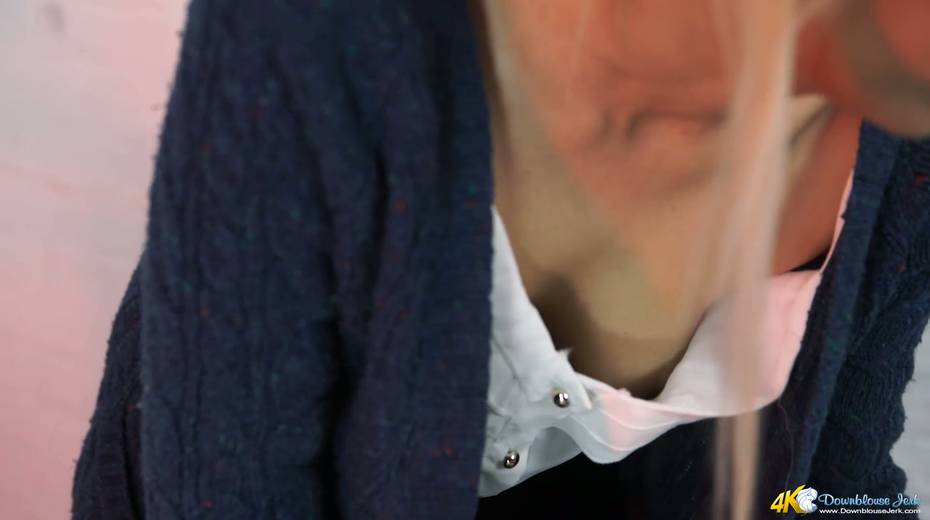 Secretary Fi Fi and her juicy tits with hard and perky nipples - 5. pic