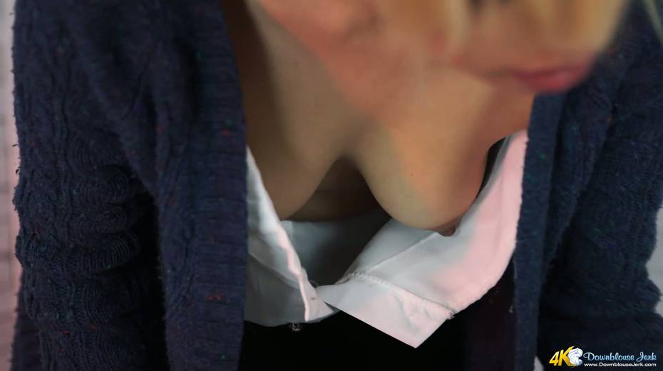 Secretary Fi Fi and her juicy tits with hard and perky nipples - 9. pic