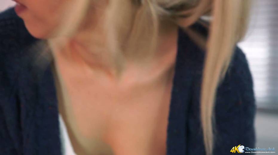 Secretary Fi Fi and her juicy tits with hard and perky nipples - 10. pic