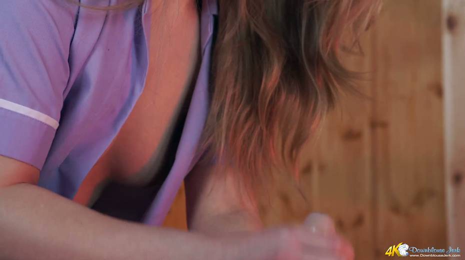 Sexy masseuse Aston Wilde is flashing her captivating boobies - 20. pic