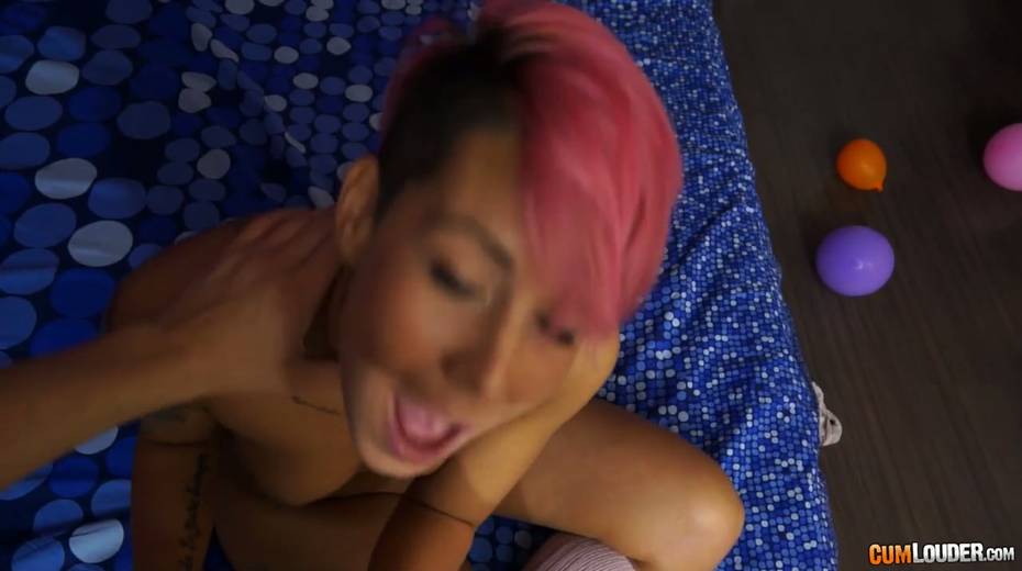 Tanned chick Lady Rebeca gets her pussy rammed hard doggy style - 3. pic