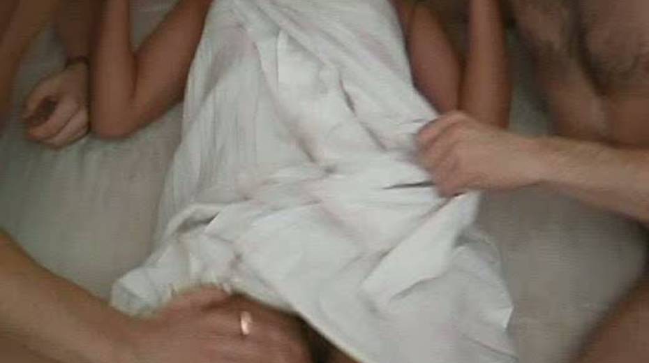 Russian slut Janna is fucked hard by two best friends - 6. pic