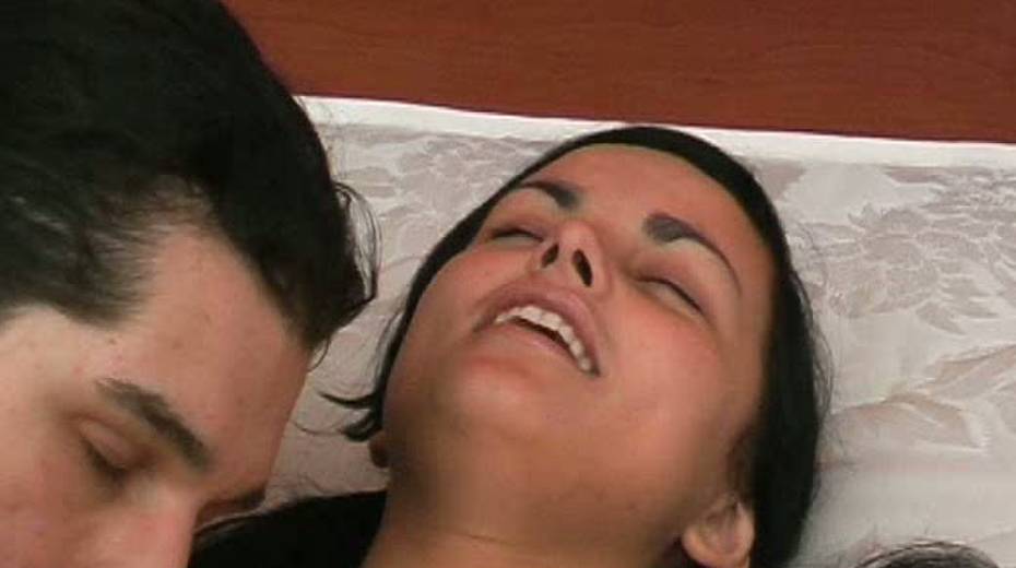 Russian slut Janna is fucked hard by two best friends - 10. pic
