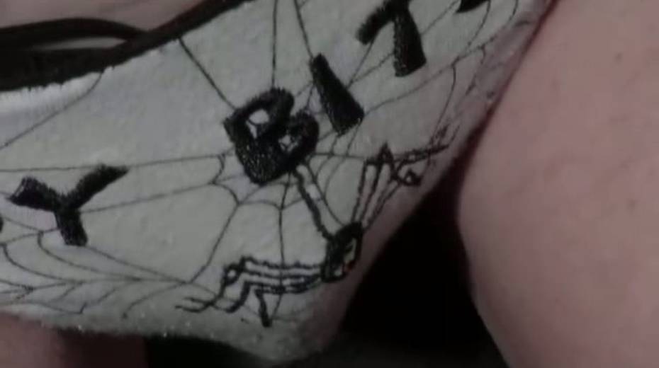 Super juggy brunette looking like nerdy is suspended by hair - 9. pic