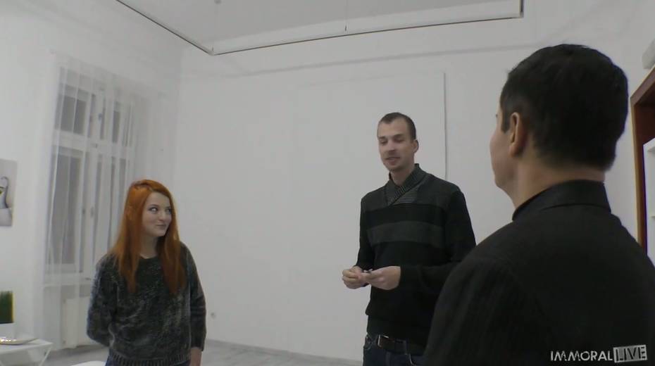 Red haired Ukrainian babe Katerin Belli gives her head and gets fucked - 4. pic