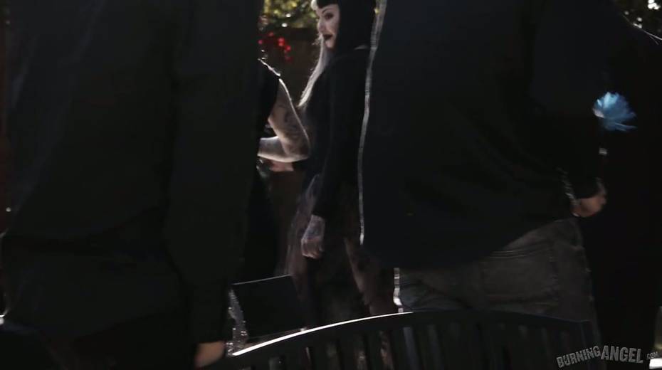 Widower fucks nasty and sex hungry Marley Brinx right at the funeral - 3. pic