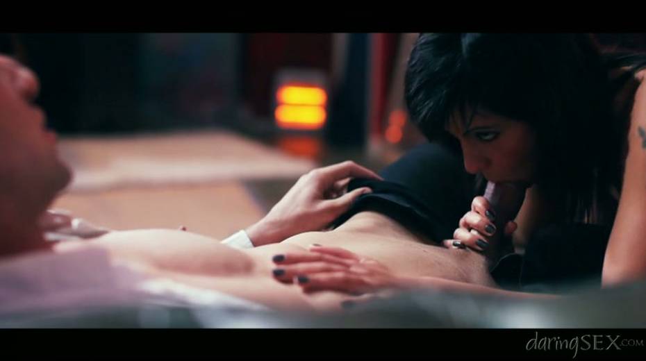 Palatable brunette love sucking juicy cock in arousing sex video - 4. pic