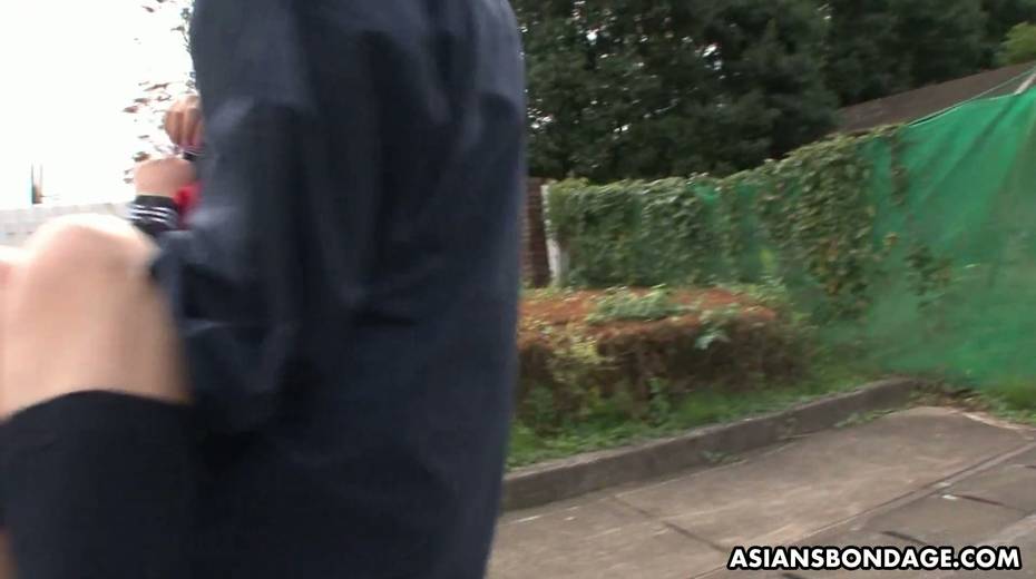 Tied up Japanese chick Miu Tamura gets a mouthful of sperm after a steamy blowjob - 3. pic