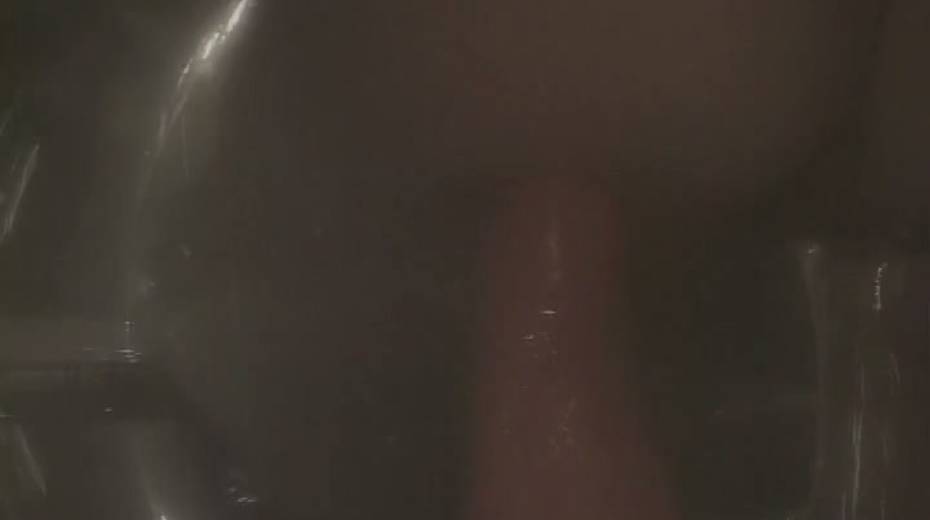 Lusty babe with beautiful body sucking dick in sauna - 2. pic