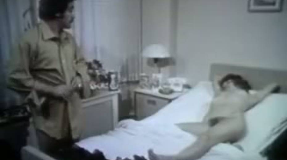 Hot tempered patient fucks petite nurse doggy style on a hospital couch - 8. pic