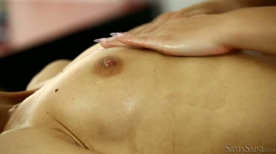 Lusty blondie fingers sweet pussy of her brunette babe in massage parlor - 11. pic