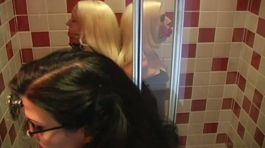 Fetish femdom porn video filmed in the bathroom - 3. pic