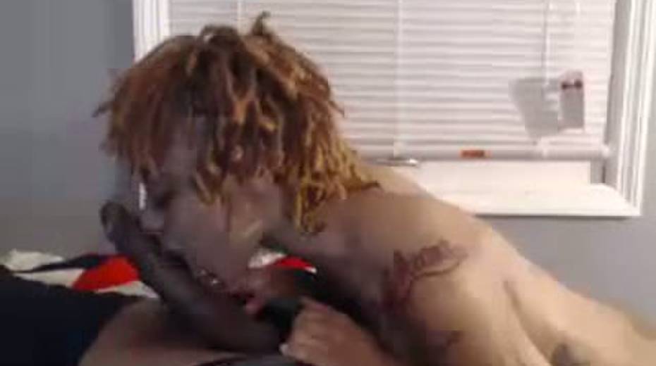 Tattooed curly slut sucking juicy cock in amateur sex video - 10. pic