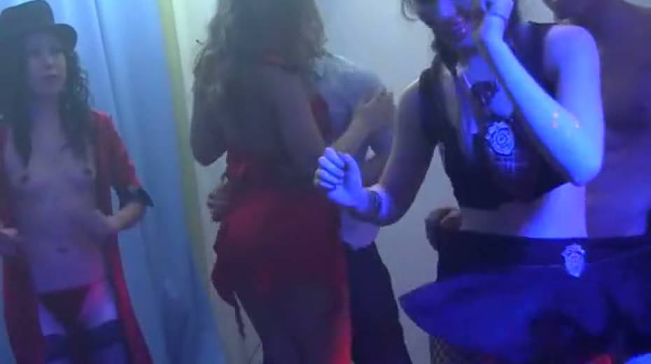 Beautiful but slutty Russian girls are screwed hard in group fuck fest - 2. pic
