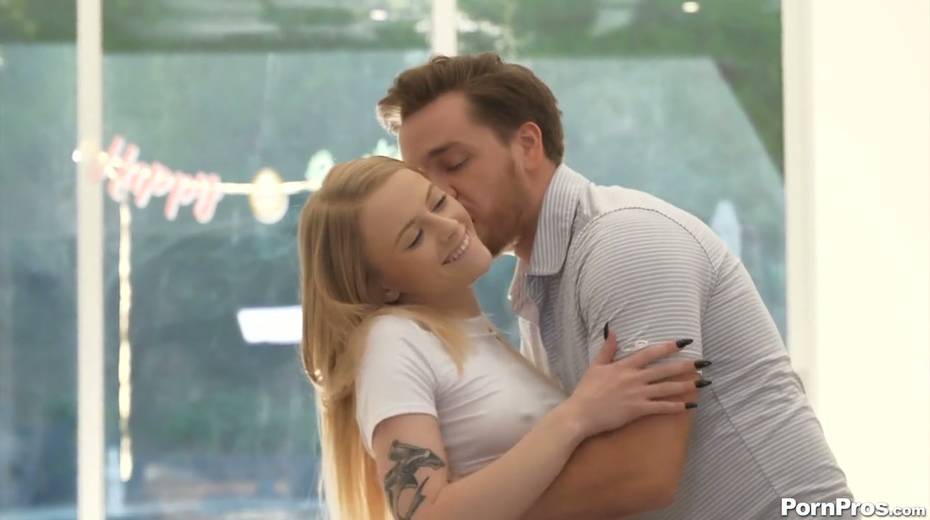 Tattooed cute babe Paris White is making love with her hot blooded boyfriend - 3. pic