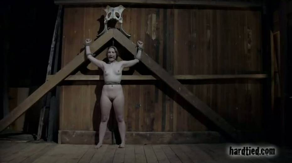 Pervert is conducting experiments on tied up body of nasty sex-slave - 13. pic